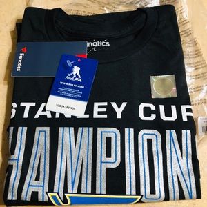 NWT. Blues Stanley Cup T-Shirt